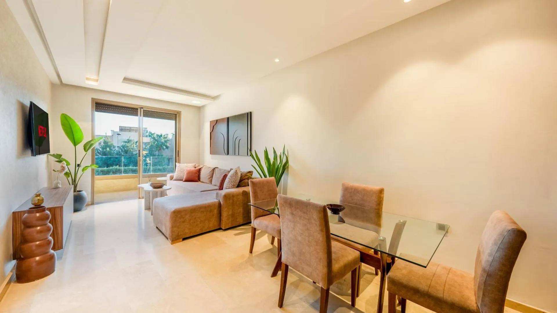 Apartmán Appartement Paisible Avec Piscine Et Pres Du Golf Marakéš Maroko
